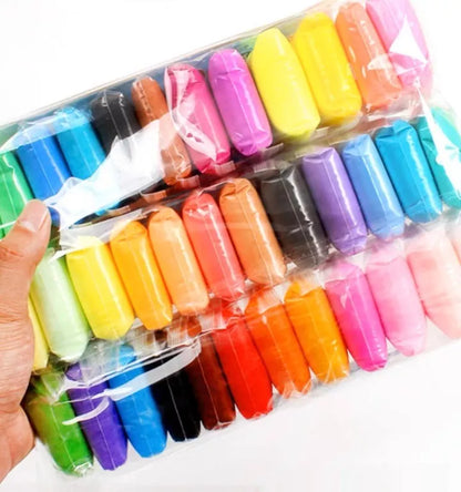 36 Arcillas Masa Mágicas secado al aire