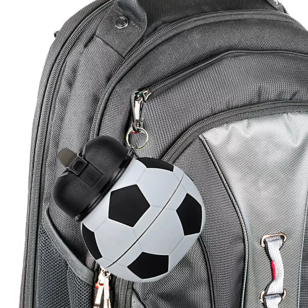 Botella De Agua Fútbol Plegable