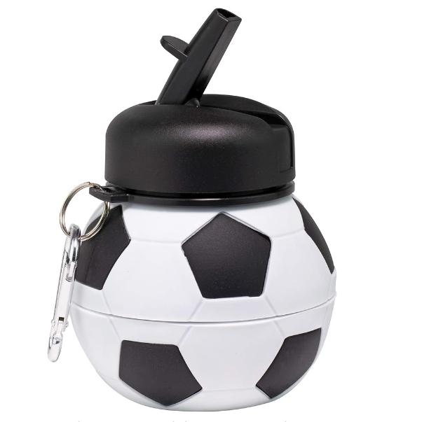 Botella De Agua Fútbol Plegable