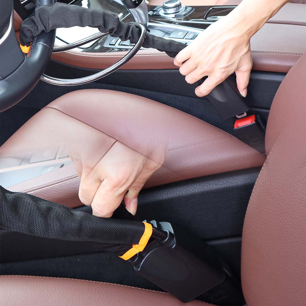 Tranca Volante Al Cinturón De Seguridad